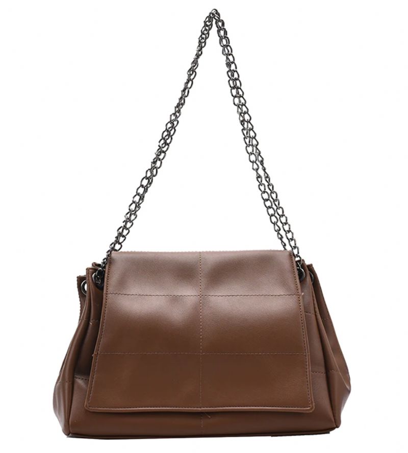 Gloriana Dames Ketting Schouder Handtas - Karamel