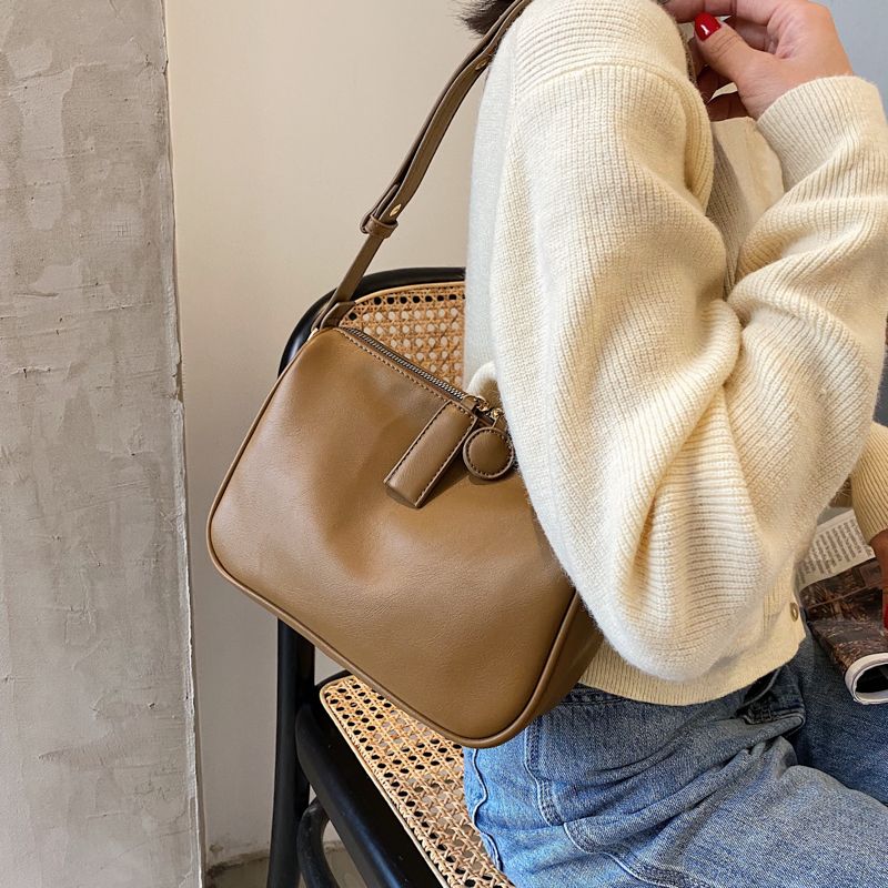 Godoy Dames Leren Luxe Handtas - Zwart
