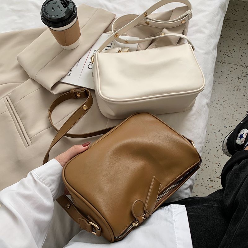 Godoy Dames Leren Luxe Handtas - Zwart
