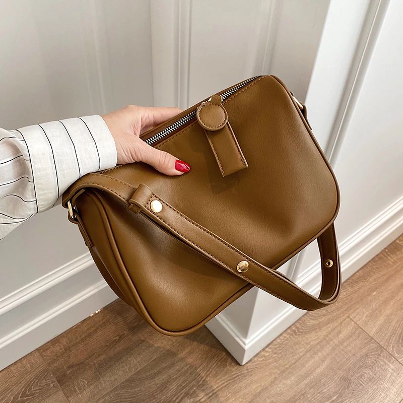 Godoy Dames Leren Luxe Handtas - Zwart
