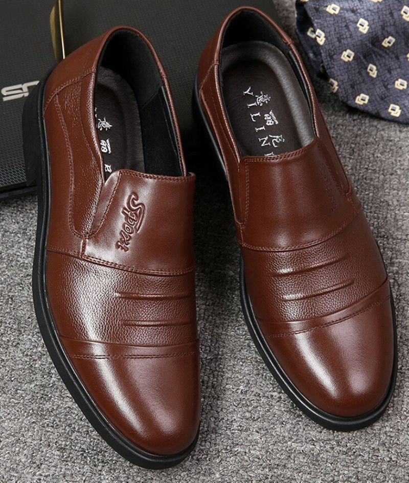 Gonzalo Heren Loafers Dress Schoenen - Zwart