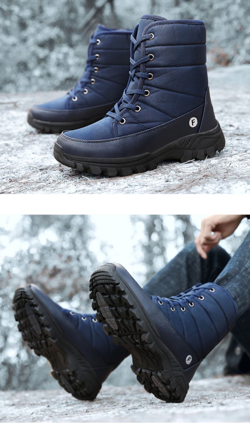 Goros Heren Winterlaarzen - Grijs