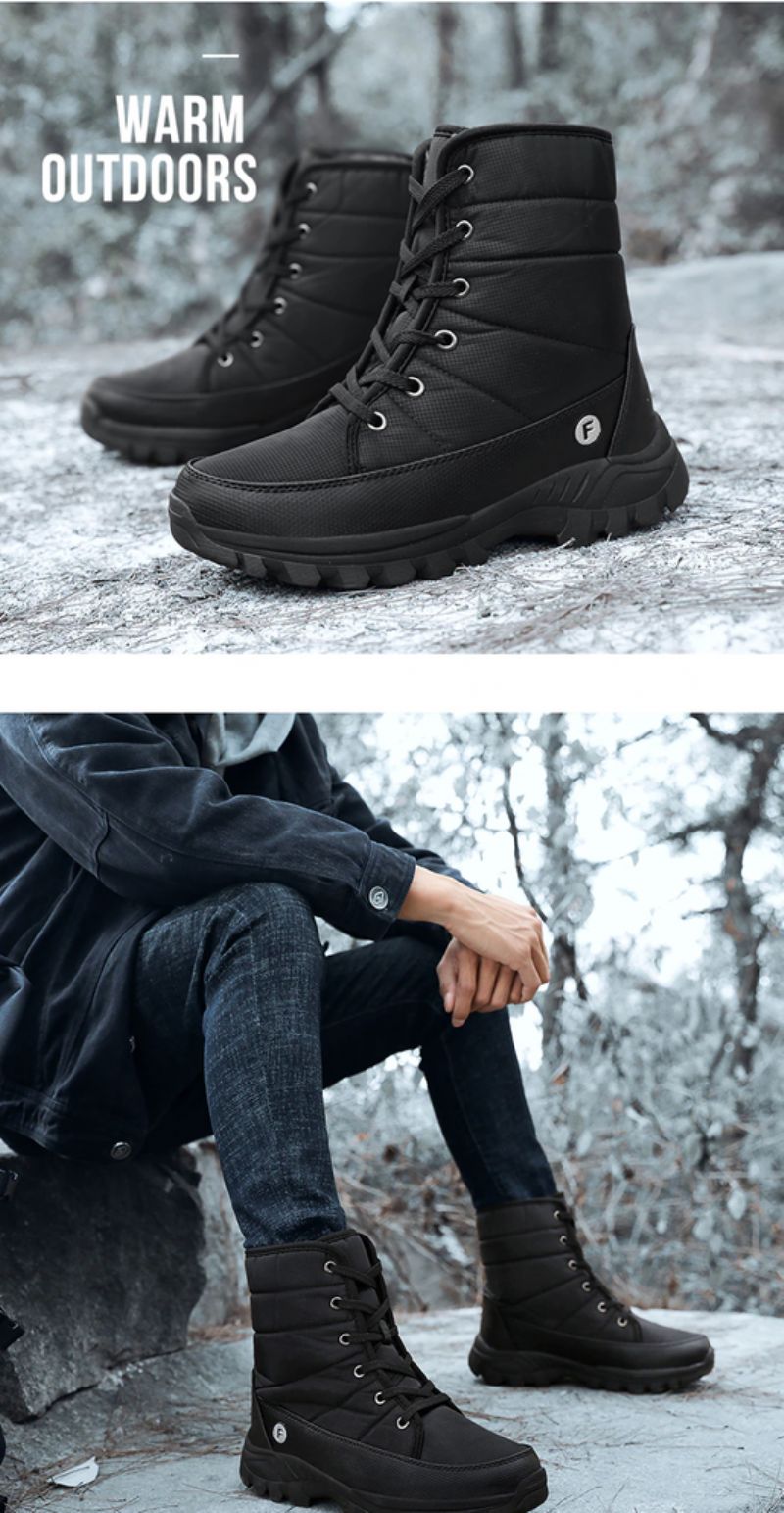 Goros Heren Winterlaarzen - Grijs