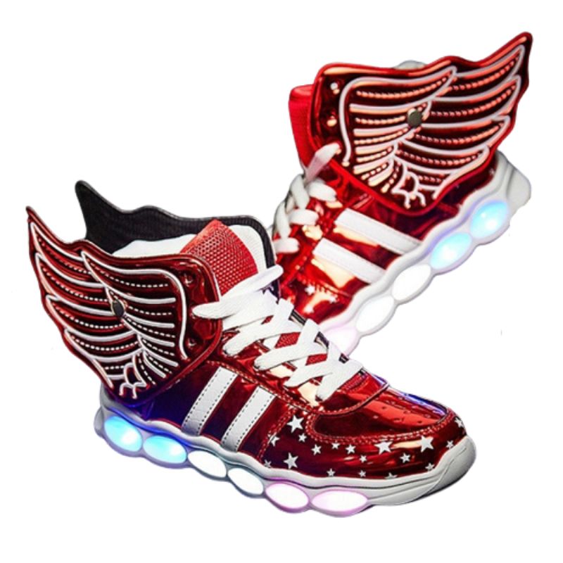 Gosling Unisex Kinder Verlichte Sneakers - Rood