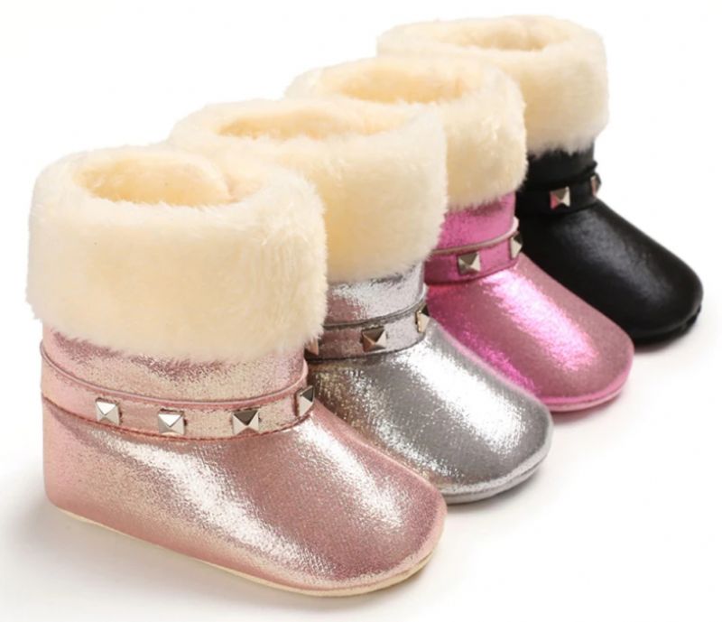 Gracia Baby Meisjes Winterlaarzen - Roze Bont