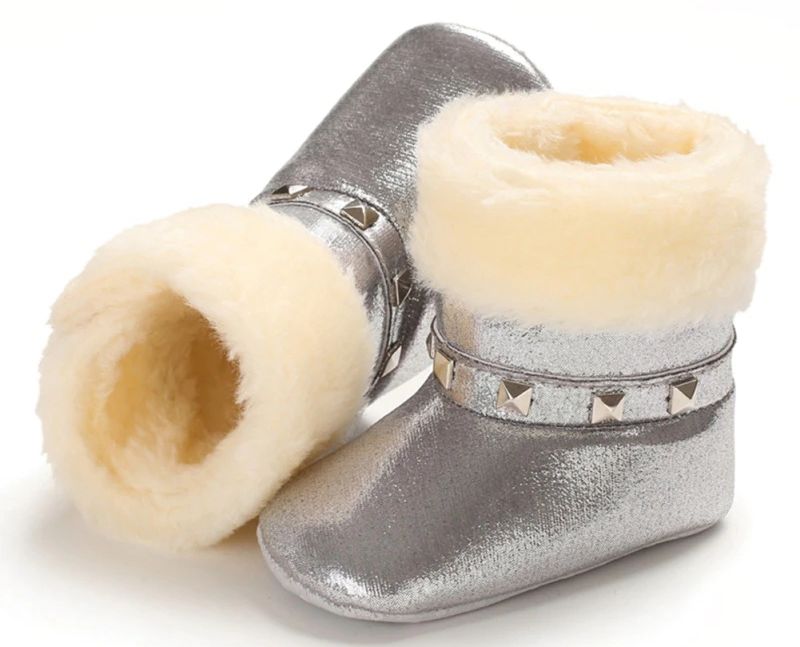 Gracia Baby Meisjes Winterlaarzen - Roze Bont