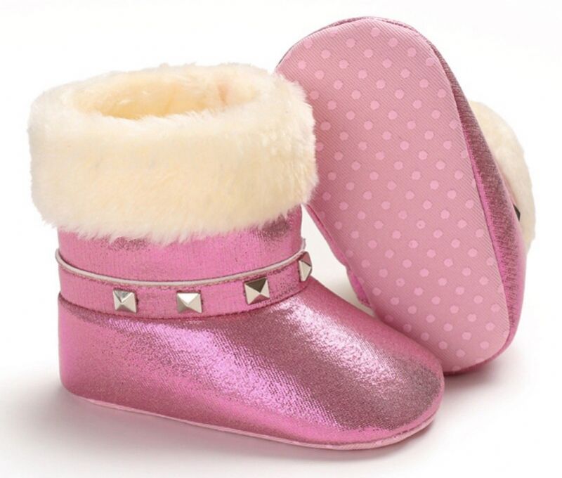 Gracia Baby Meisjes Winterlaarzen - Roze Bont