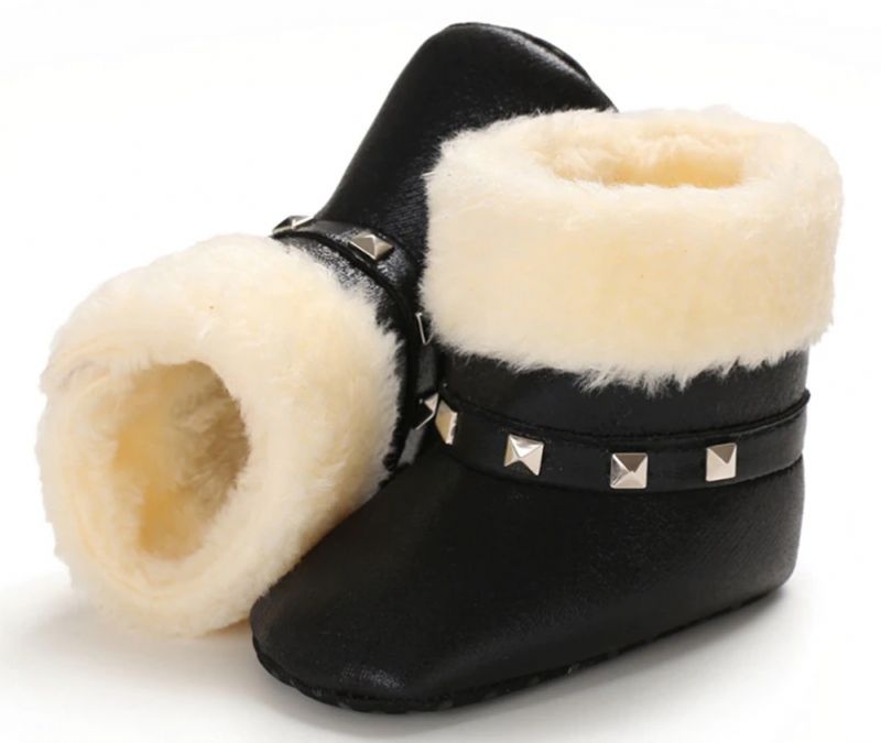 Gracia Baby Meisjes Winterlaarzen - Roze Bont
