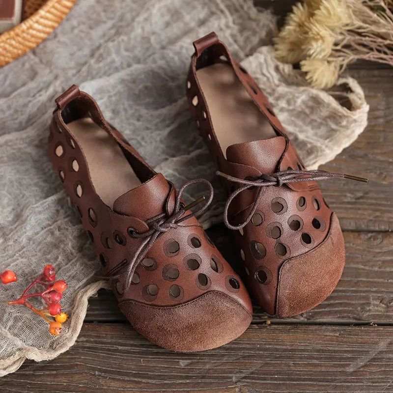 Gracia Dames Loafer Schoenen - Bruin