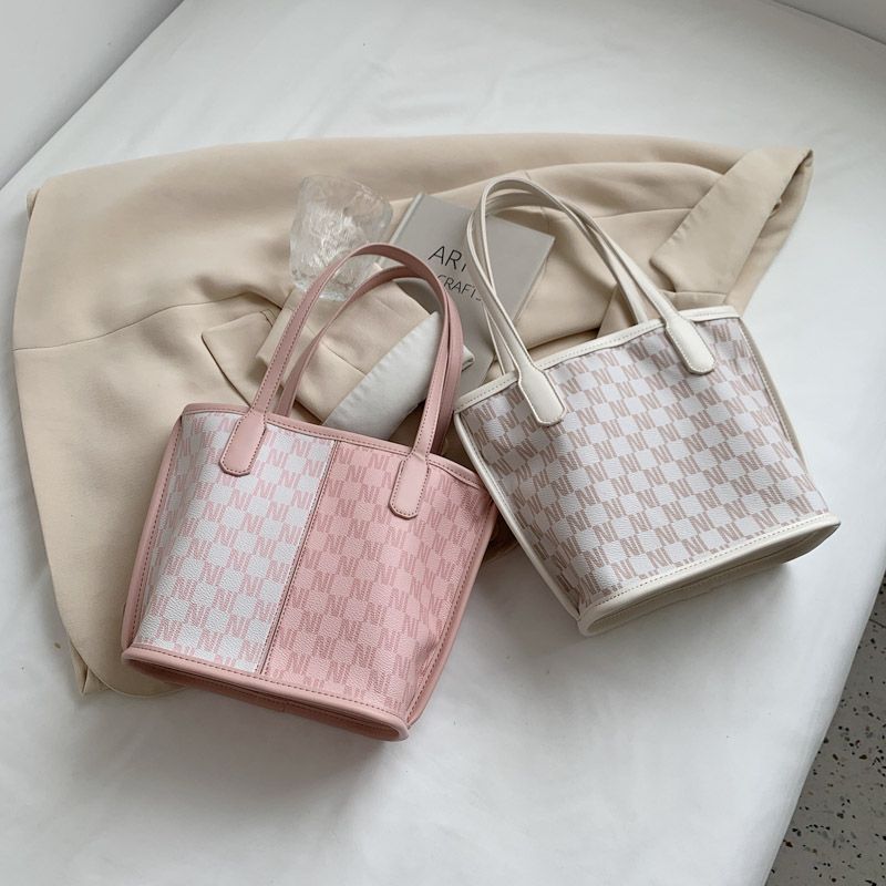 Graciola Dames Trend Designerlleather Tote Handtas - Khaki