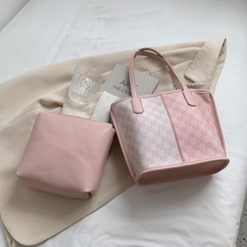 Graciola Dames Trend Designerlleather Tote Handtas - Khaki