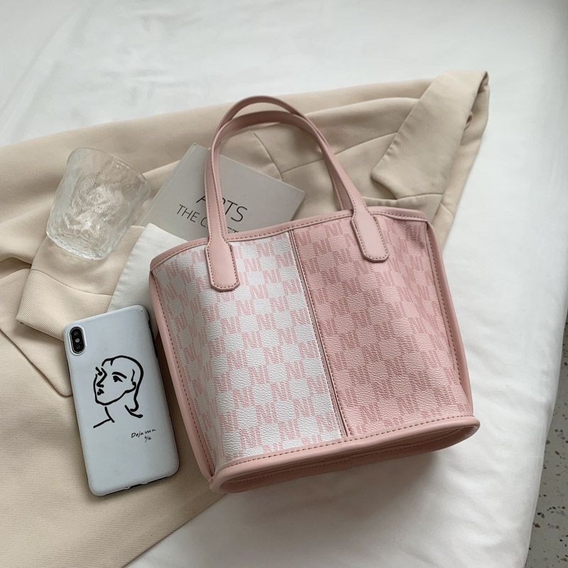 Graciola Dames Trend Designerlleather Tote Handtas - Khaki