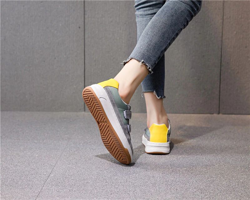 Greco Dames Leren Sneaker - Beige