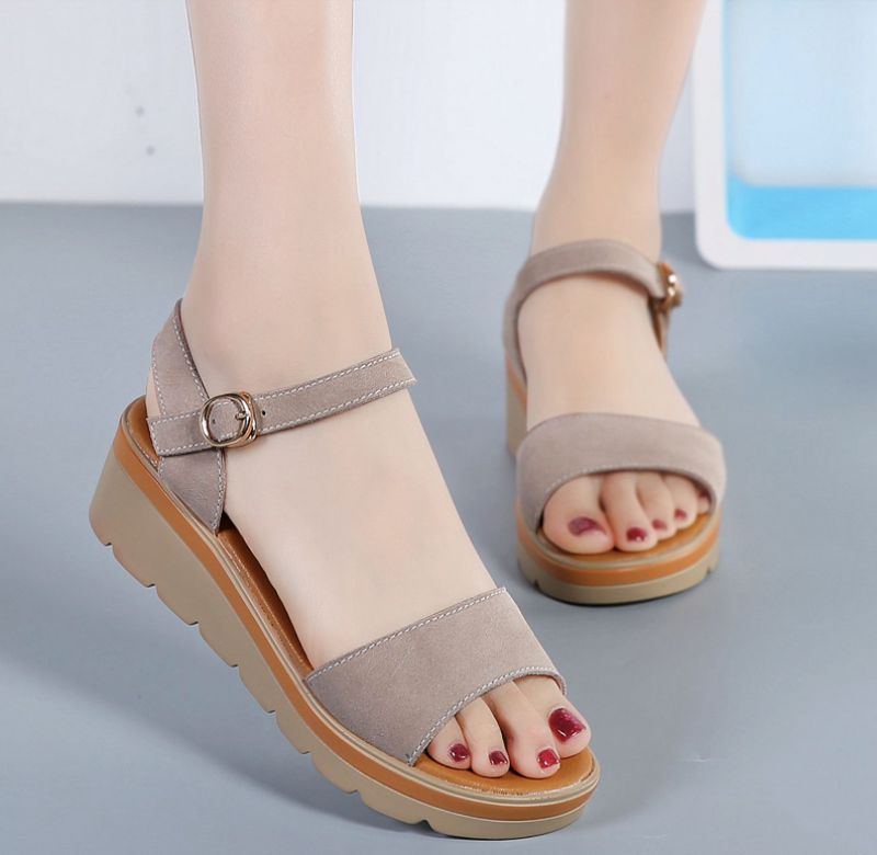Greece Dames Casual Sandaal - Grijs