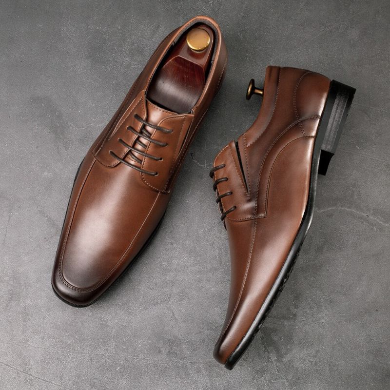 Greenwood Heren Loafer Klassieke Schoenen - Koffie