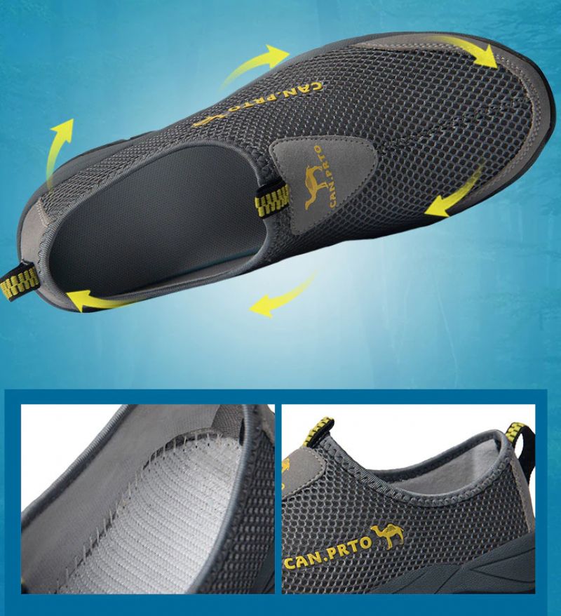 Grendel Heren Lichtgewicht Sneakers - Zand