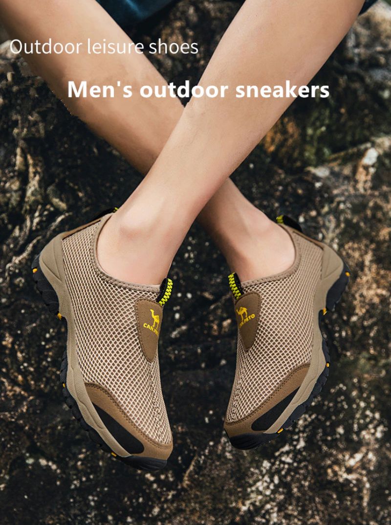 Grendel Heren Lichtgewicht Sneakers - Zand