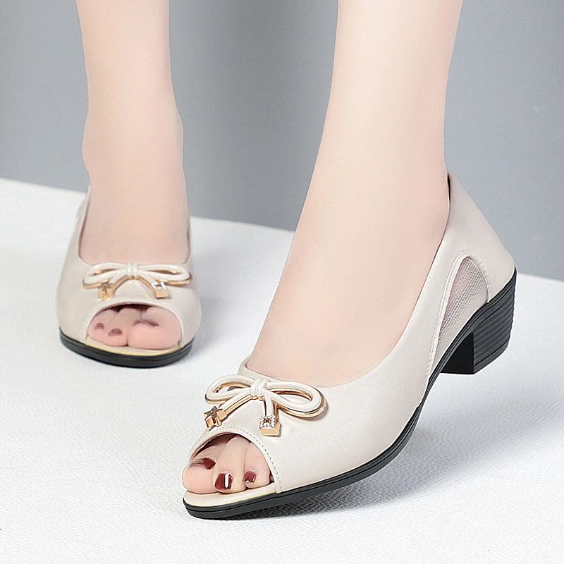 Greta Dames Open Teen Sandalen - Zwart