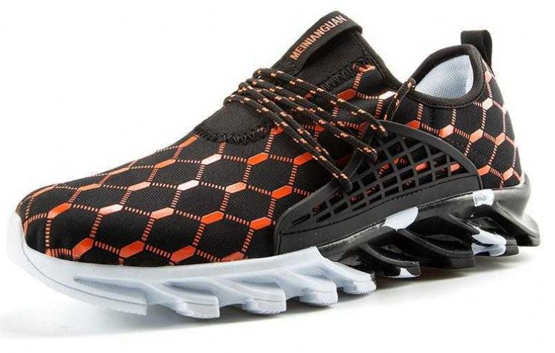 Grijze Heren Sneakers - Wit