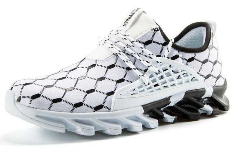 Grijze Heren Sneakers - Wit