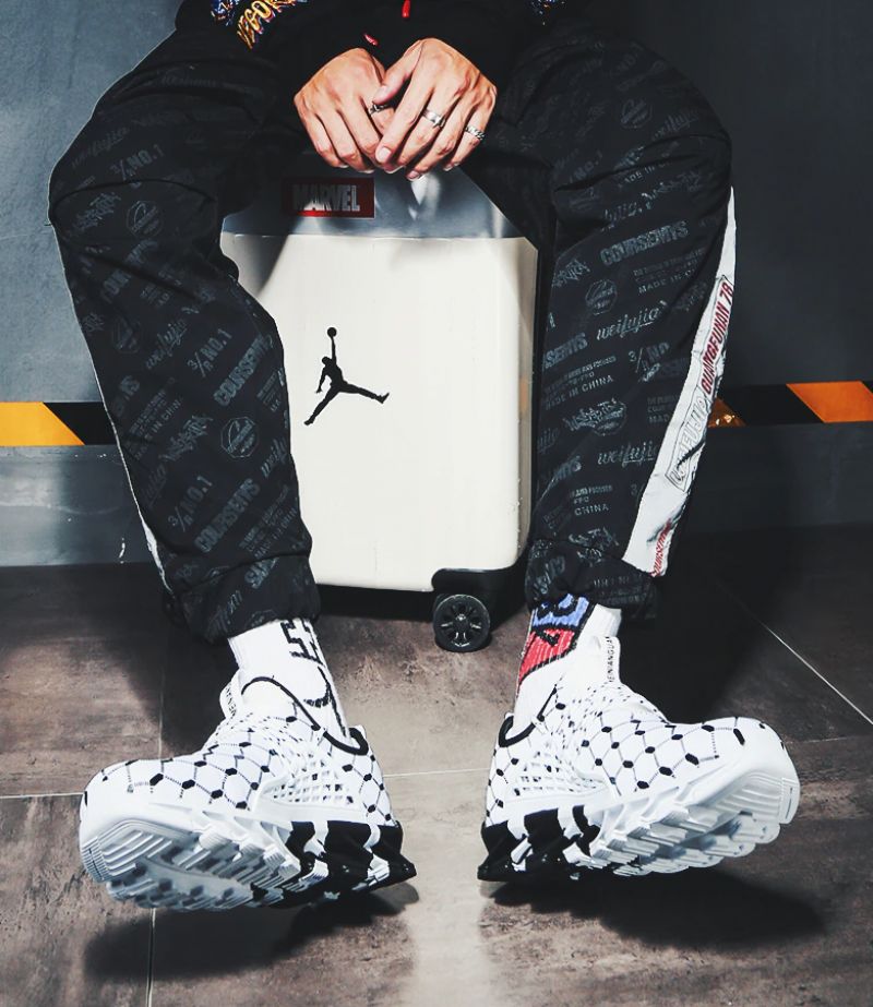 Grijze Heren Sneakers - Wit