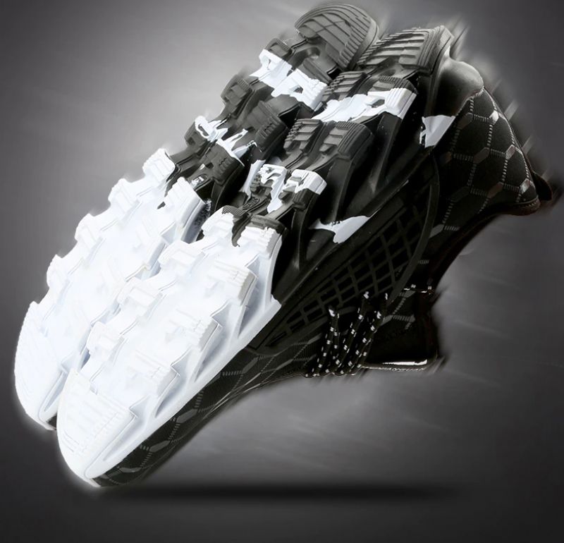 Grijze Heren Sneakers - Wit