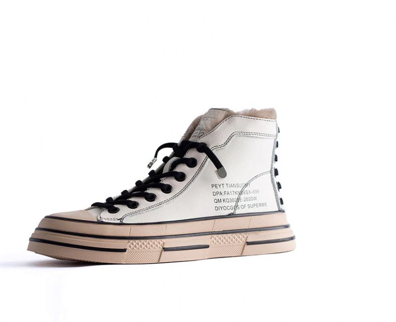 Grillen Dames Sneaker Zwarte Schoenen - Zwarte korte pluche
