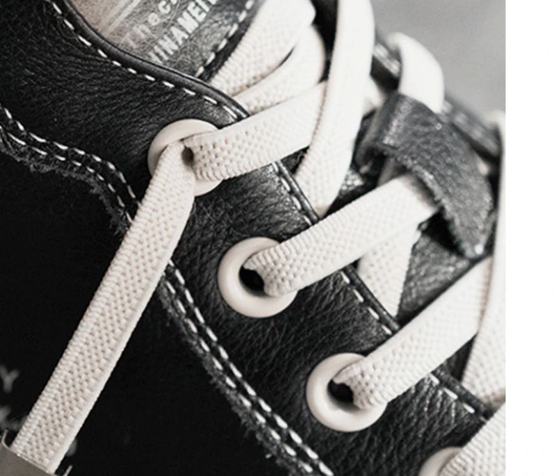Grillen Dames Sneaker Zwarte Schoenen - Zwarte korte pluche