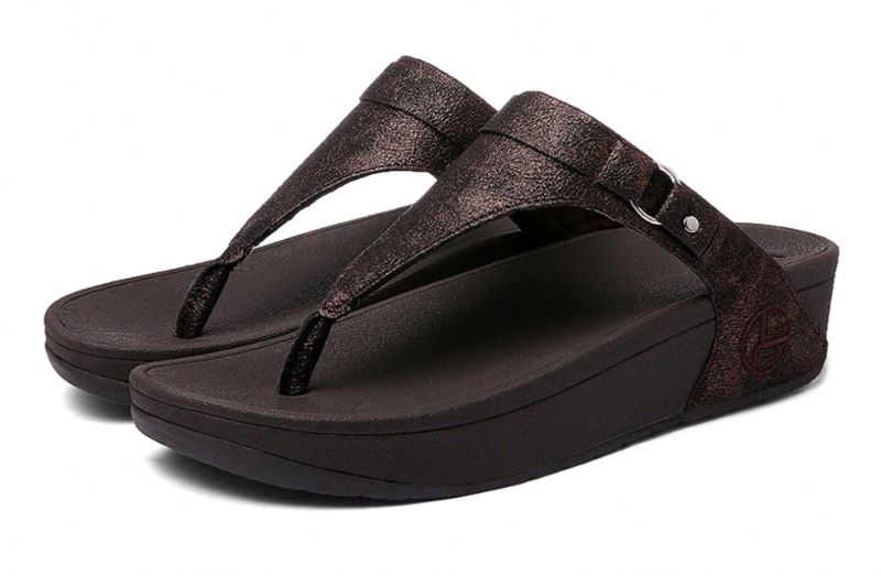 Guam Dames Slipper Sandalen - Grijs