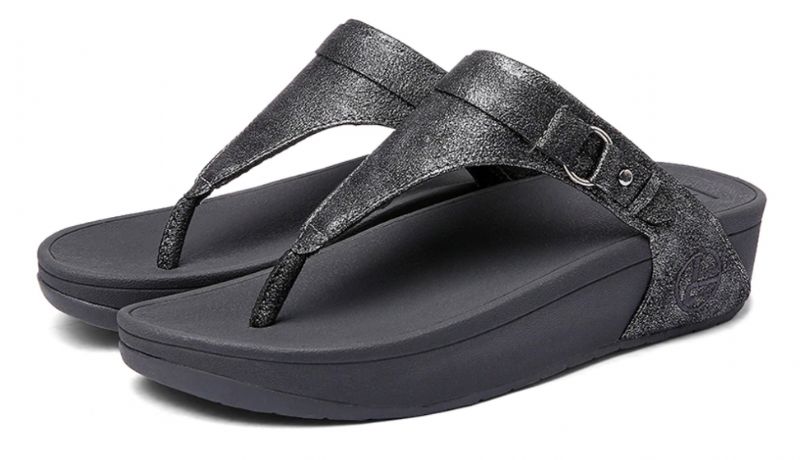 Guam Dames Slipper Sandalen - Grijs