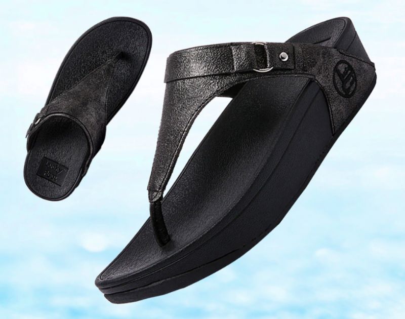 Guam Dames Slipper Sandalen - Grijs