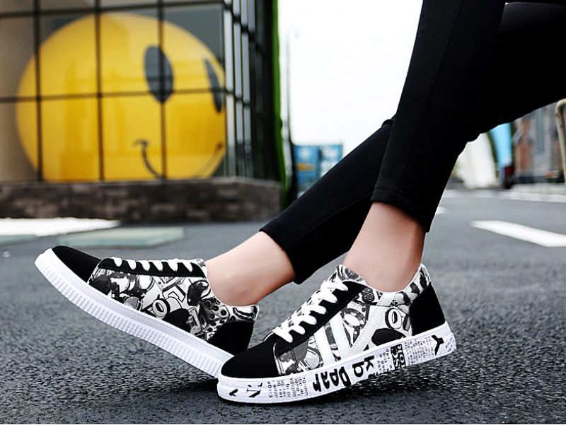 Guillen Heren Casual Sneakers - Zwart