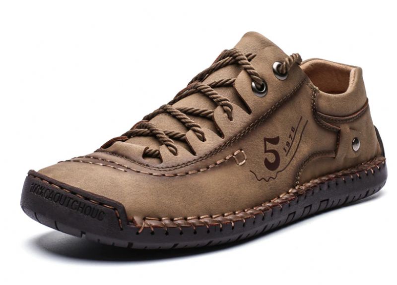 Guillen Heren Loafers Casual Schoenen - Kaki
