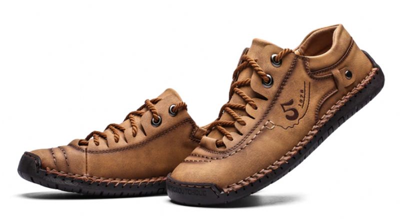 Guillen Heren Loafers Casual Schoenen - Kaki