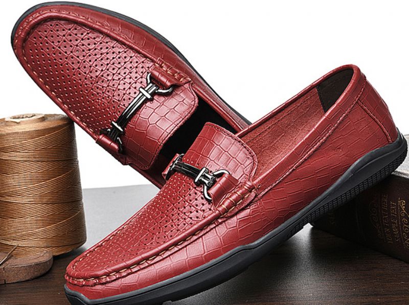 Gulu Heren Loafer Casual Schoenen - Bruin