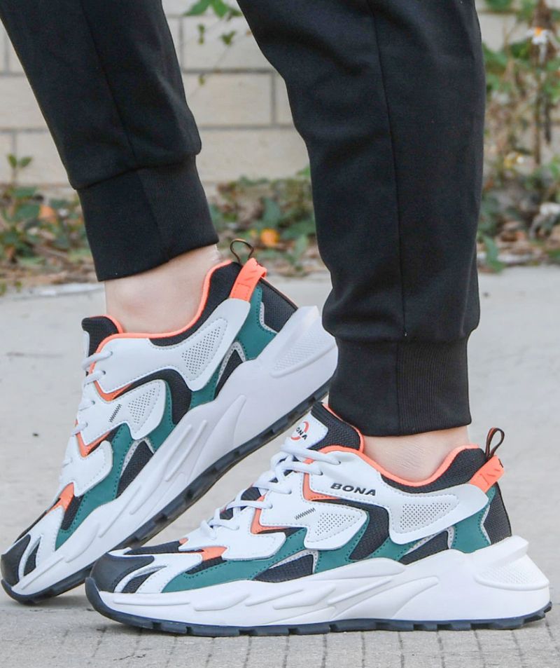 Gurus Heren Casual Sneakers - Groen