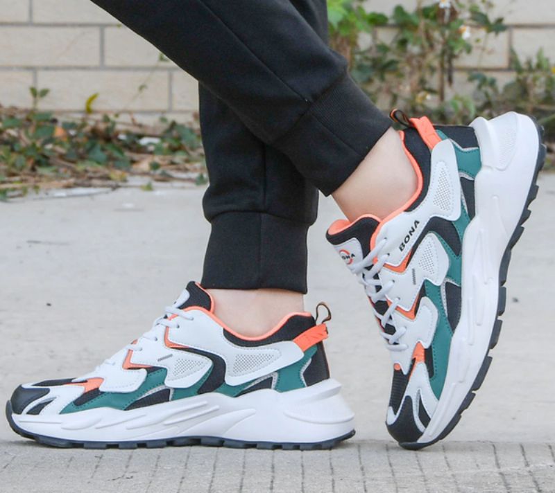 Gurus Heren Casual Sneakers - Groen