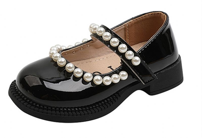 Gwen Meisjes Platte Schoenen - Zwart