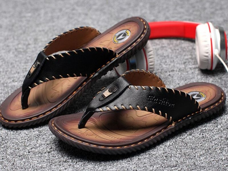 Gyan Heren Casual Flip Flop - Zwart