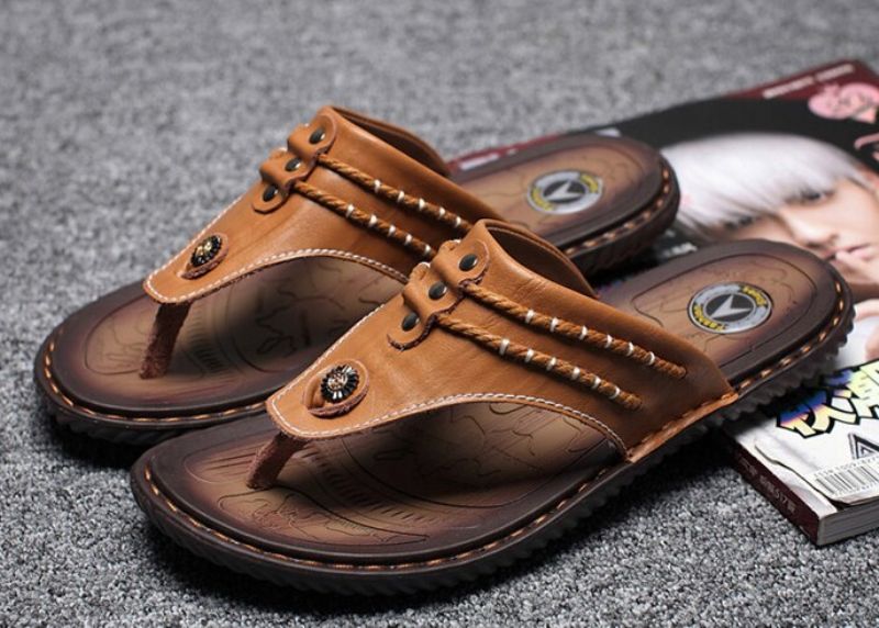 Gyan Heren Casual Flip Flop - Zwart