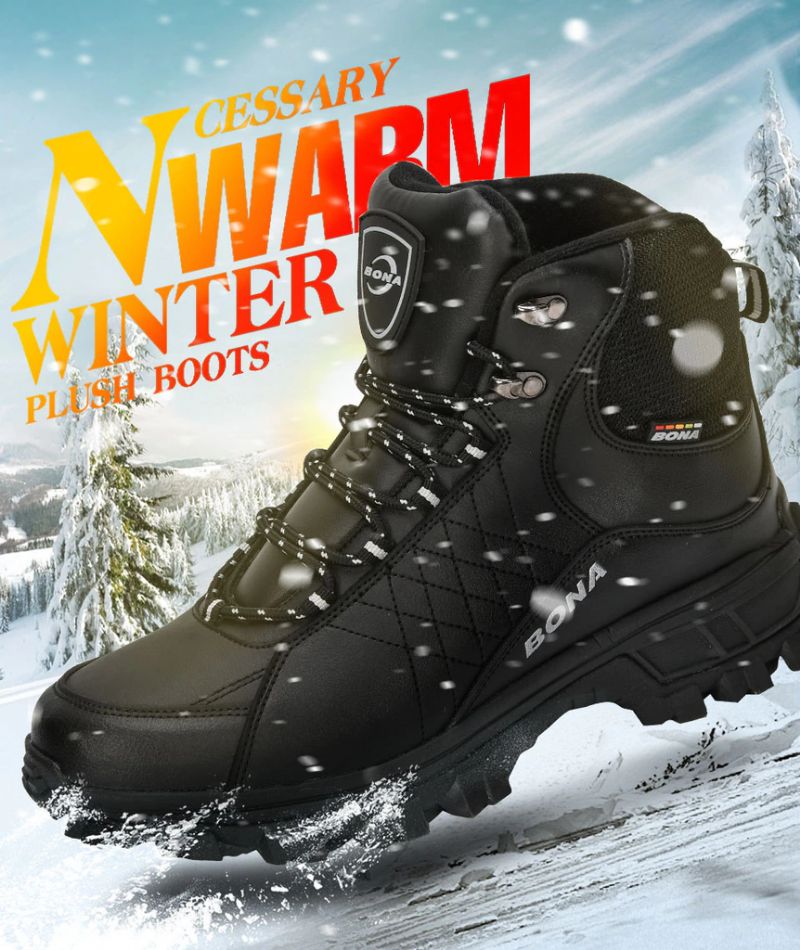 Hagrid Heren Winterlaarzen - Zwart