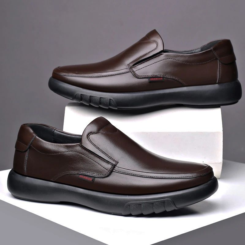Haiden Heren Loafers Luxe Schoenen - Koffie