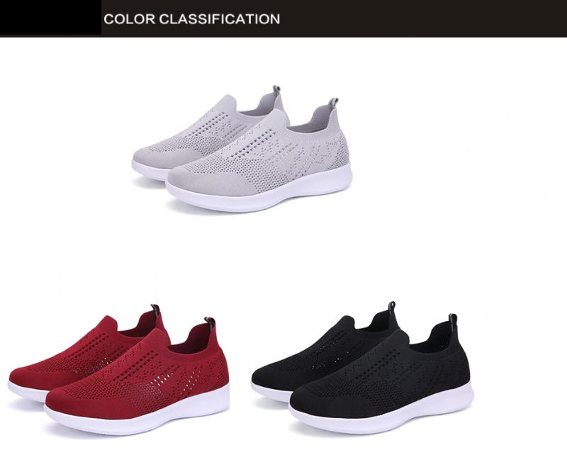 Haji Dames Slip-on Schoenen - Grijs