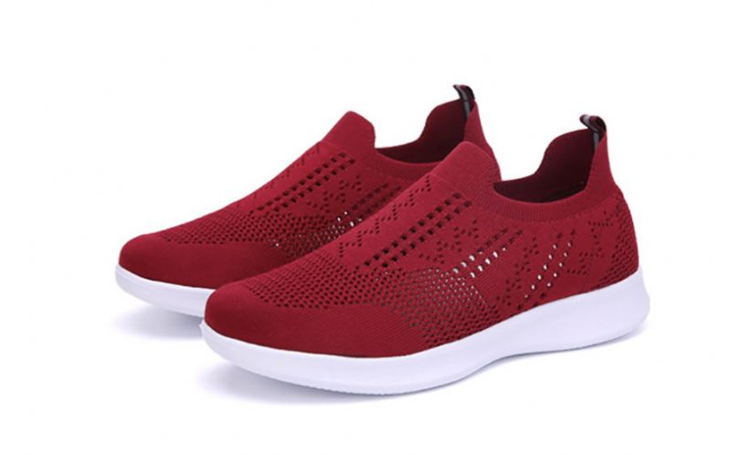 Haji Dames Slip-on Schoenen - Grijs
