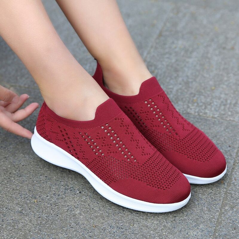 Haji Dames Slip-on Schoenen - Grijs