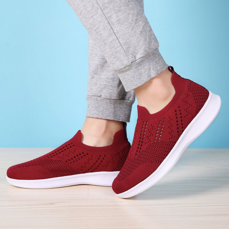 Haji Dames Slip-on Schoenen - Grijs
