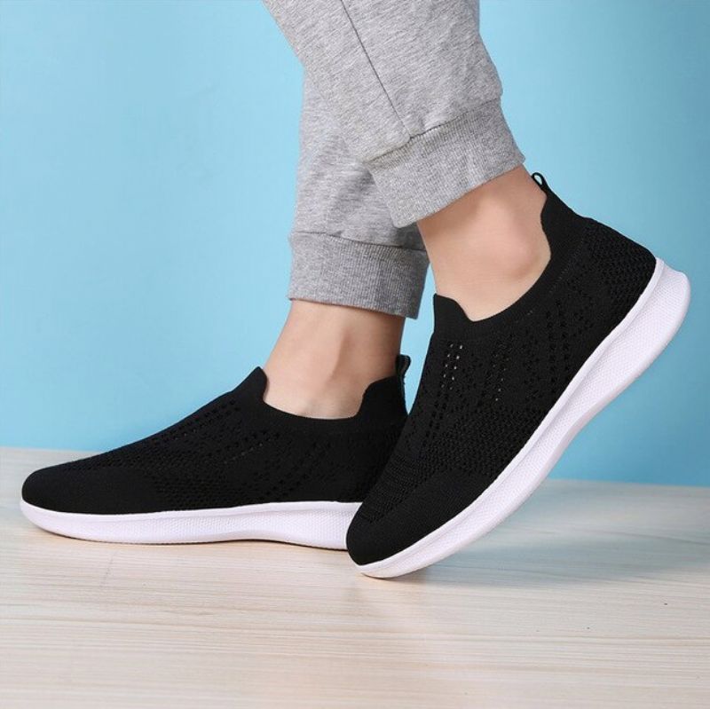 Haji Dames Slip-on Schoenen - Grijs
