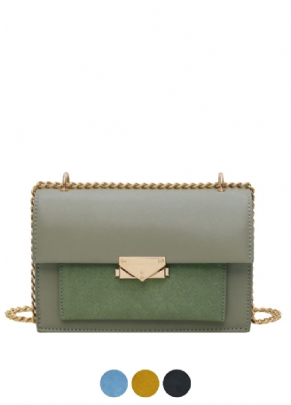 Haman Dames Crossbody Tas Met Leren Kettingen