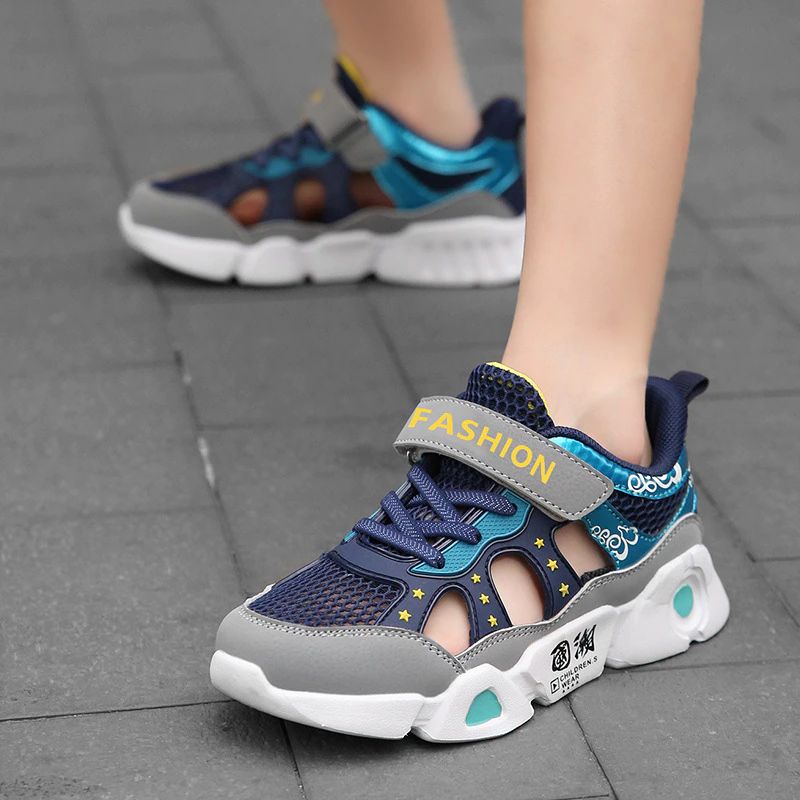 Hamza Jongens Casual Sneaker - Marineblauw