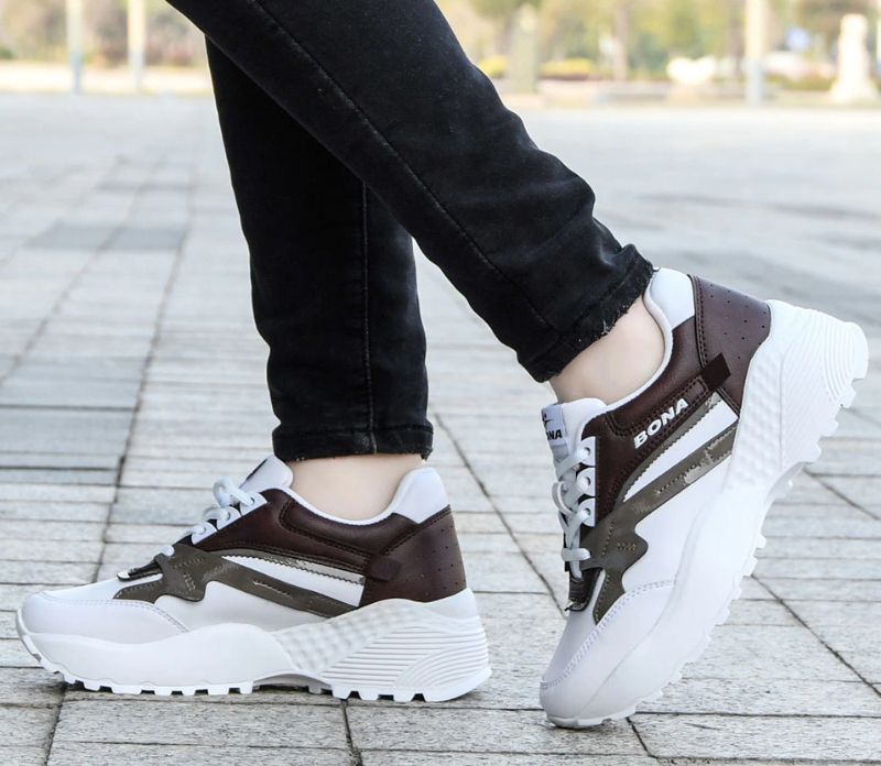 Hana Dames Hoogwaardige Platform Sneaker - Wit
